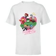 thumbnail image 1 of Marvel Avengers Valentine's Assemble - Short Sleeve T-Shirt for Kids - Customized-White, 1 of 5