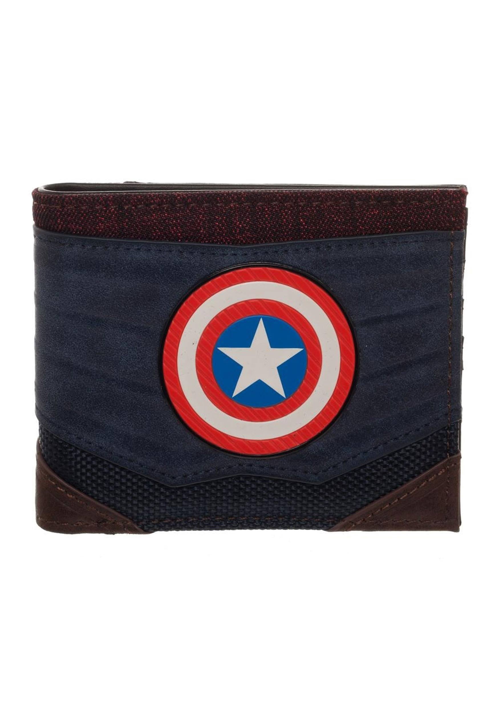 Captain America Avengers Bifold Leather Wallet 12 Dominican