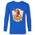 thumbnail image 1 of Marvel Avengers Wasp Comic Retro Vintage Iconic - Long Sleeve T-Shirt for Men - Customized-Navy, 1 of 5