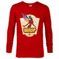 thumbnail image 1 of Marvel Avengers Wasp Comic Retro Vintage Iconic - Long Sleeve T-Shirt for Men - Customized-New Red, 1 of 5