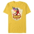 thumbnail image 1 of Marvel Avengers Wasp Comic Retro Vintage Iconic - Short Sleeve Blended T-Shirt for Adults - Customized-Yellow, 1 of 5