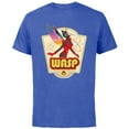 thumbnail image 1 of Marvel Avengers Wasp Comic Retro Vintage Iconic - Short Sleeve Cotton T-Shirt for Adults - Customized-Royal Heather, 1 of 5