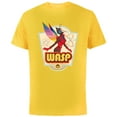thumbnail image 1 of Marvel Avengers Wasp Comic Retro Vintage Iconic - Short Sleeve Cotton T-Shirt for Adults - Customized-Yellow, 1 of 5