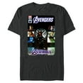 thumbnail image 1 of Marvel Avengers and Nick Fury Comic Cover - Short Sleeve Blended T-Shirt for Adults - Customized-Dark Heather, 1 of 5