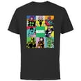 thumbnail image 1 of Marvel Avengers and Spider-Man Silver Age Super Heroes Retro - Short Sleeve Cotton T-Shirt for Adults - Customized-Black, 1 of 5