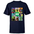 thumbnail image 1 of Marvel Avengers and Spider-Man Silver Age Super Heroes Retro - Short Sleeve T-Shirt for Kids - Customized-Navy, 1 of 5
