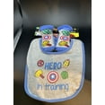 thumbnail image 1 of Marvel Baby Boys' Booties and Bib Gift Set - Super Heroes Bootie Sock Set Spiderman Hulk Iron Man, 1 of 5