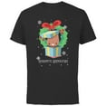 thumbnail image 1 of Marvel Baby Groot Christmas Holiday Season’s Grootings Cute - Short Sleeve Cotton T-Shirt for Adults - Customized-Black, 1 of 5