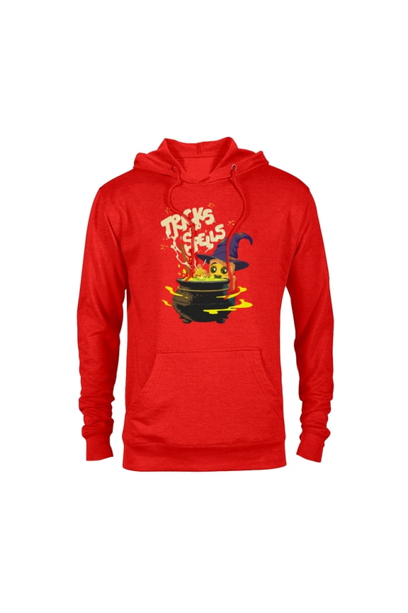 Baby Groot Witch Costume Halloween Tricks and Spells - Pullover Hoodie for Adults - Customized-Red