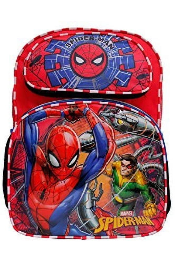 Marvel Backpack Spiderman vs Green Goblin Red 16" 100971