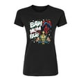 thumbnail image 1 of Marvel - Bah Hum Bub Wolverine And Deadpool - Juniors Fitted Short Sleeve Graohic T-Shirt, 1 of 4