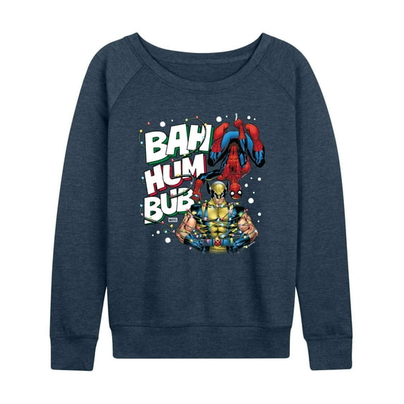 Marvel - Bah Hum Bub - Women's French Terry Long Sleeve Pullover