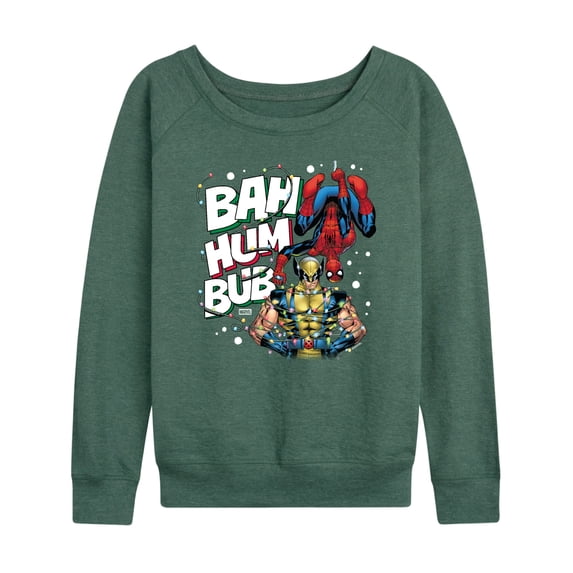 Marvel - Bah Hum Bub - Women's French Terry Long Sleeve Pullover
