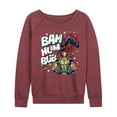 thumbnail image 1 of Marvel - Bah Hum Bub - Women's French Terry Long Sleeve Pullover, 1 of 4