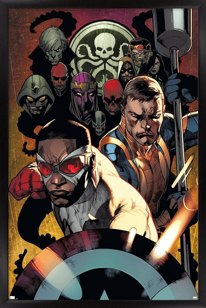 Marvel - Baron Zemo - All-New Captain America #2 Wall Poster, 14.725" x 22.375", Framed