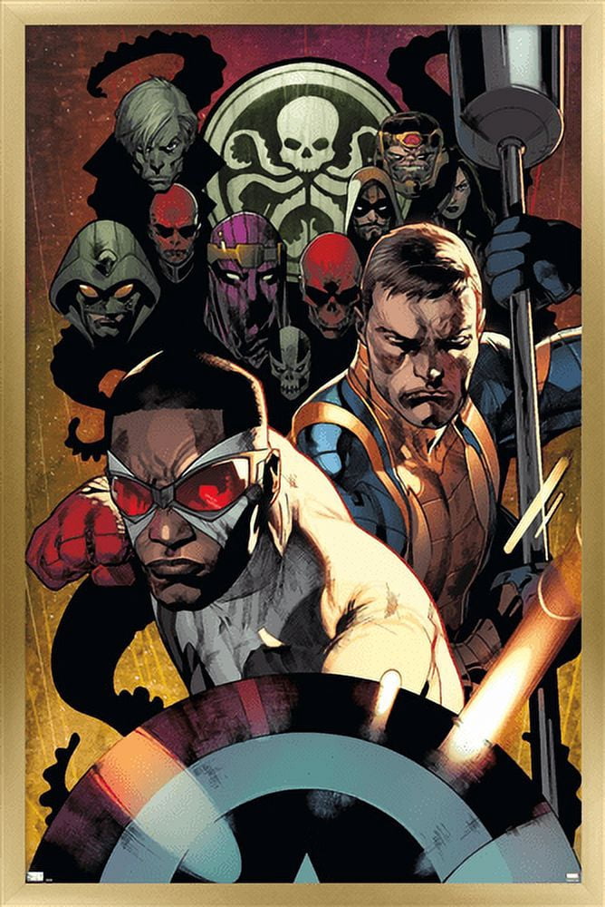 Marvel - Baron Zemo - All-New Captain America #2 Wall Poster, 14.725" x 22.375", Framed