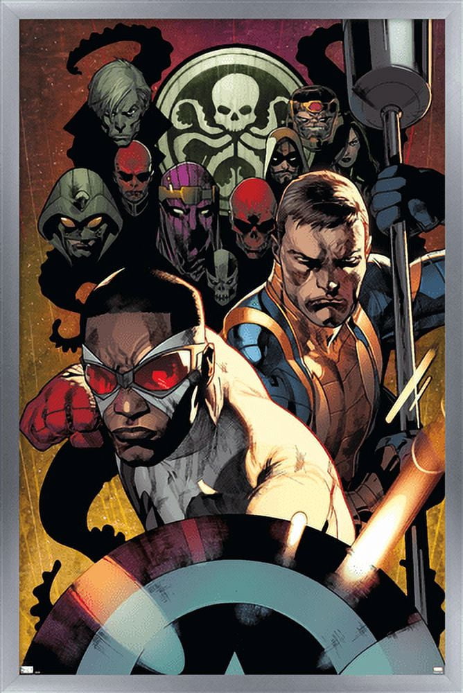 Marvel - Baron Zemo - All-New Captain America #2 Wall Poster, 14.725" x 22.375", Framed