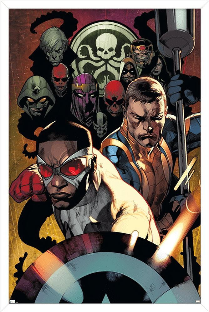 Marvel - Baron Zemo - All-New Captain America #2 Wall Poster, 14.725" x 22.375", Framed