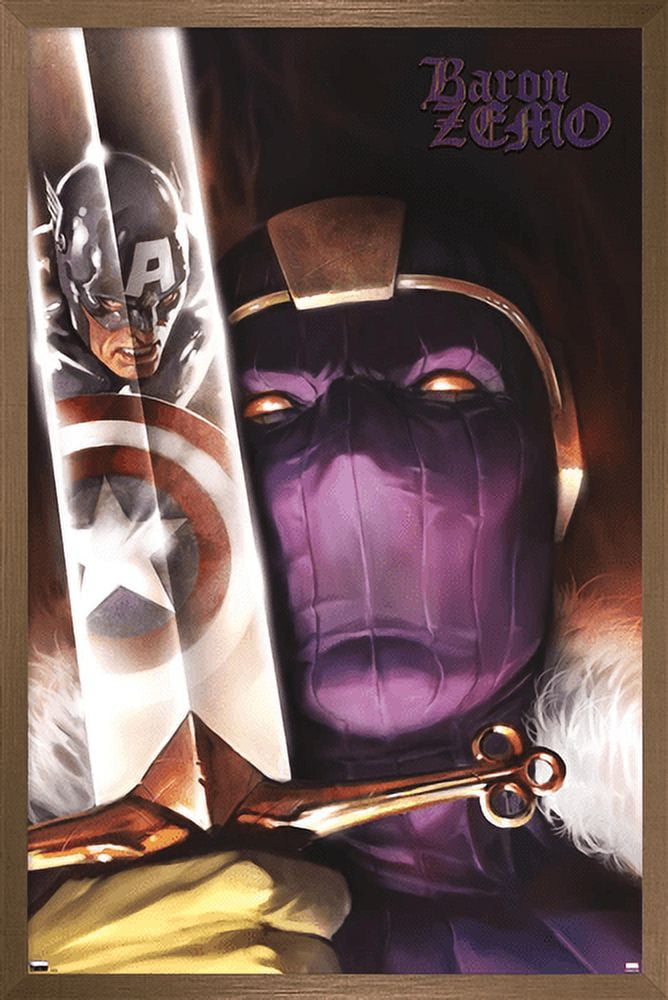 Marvel - Baron Zemo - Captain America #606 Wall Poster, 22.375" x 34", Framed