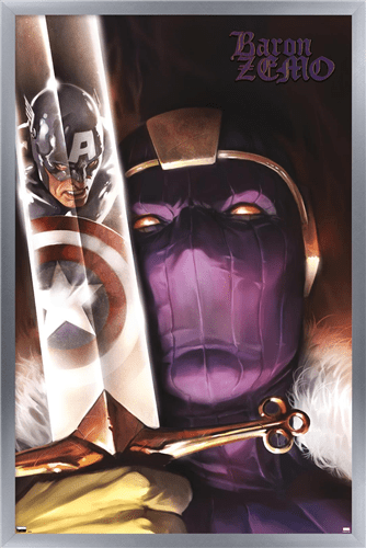 Marvel - Baron Zemo - Captain America #606 Wall Poster, 22.375" x 34", Framed
