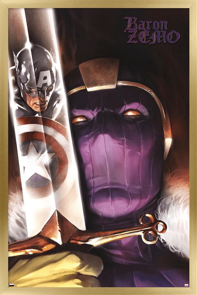 Marvel - Baron Zemo - Captain America #606 Wall Poster, 22.375" x 34", Framed