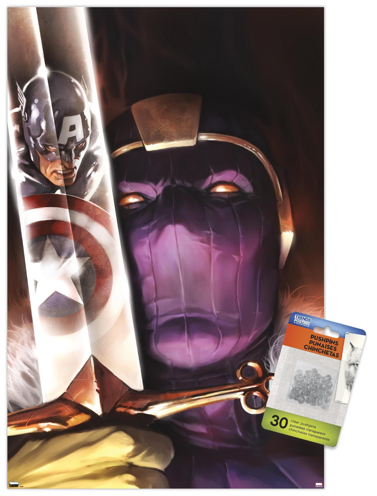 Marvel - Baron Zemo - Captain America #606 Wall Poster with Pushpins, 14.725" x 22.375"