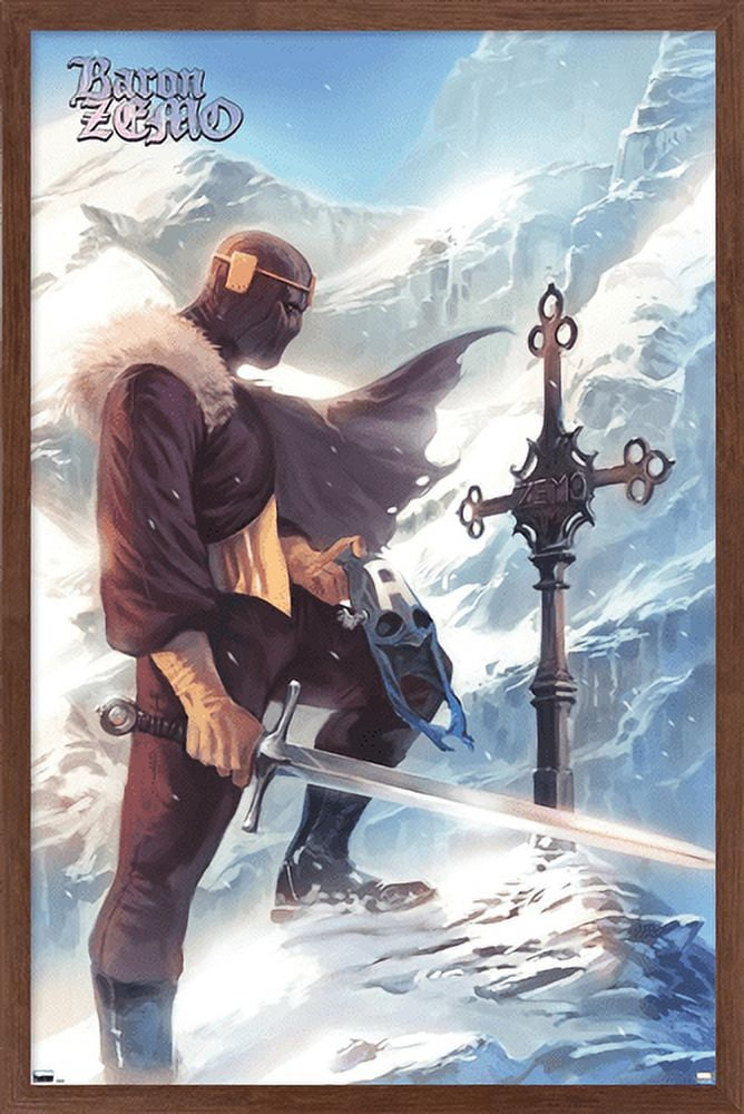 Marvel - Baron Zemo - Captain America #608 Wall Poster, 14.725" x 22.375", Framed