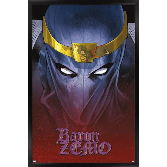 Marvel - Baron Zemo - Captain America: Steve Rogers #11 Wall Poster, 14.725" x 22.375", Framed