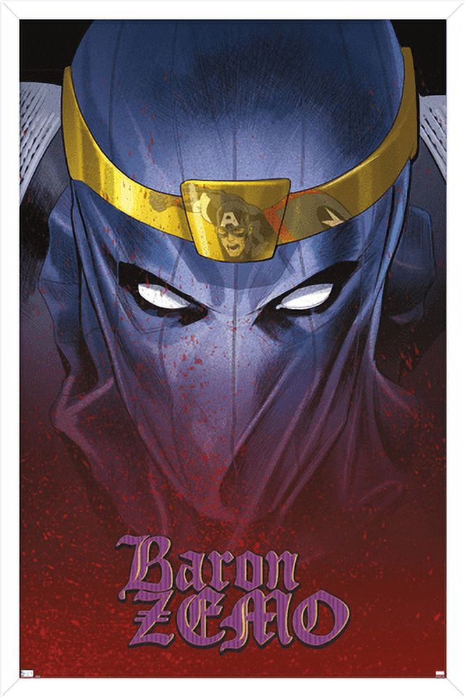 Marvel - Baron Zemo - Captain America: Steve Rogers #11 Wall Poster, 14.725" x 22.375", Framed