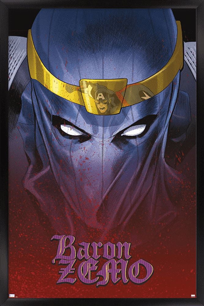 Marvel - Baron Zemo - Captain America: Steve Rogers #11 Wall Poster, 22.375" x 34", Framed