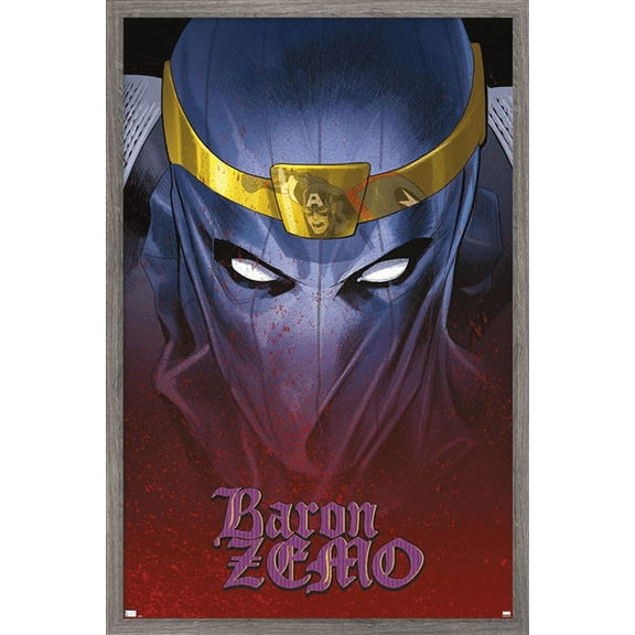 Marvel - Baron Zemo - Captain America: Steve Rogers #11 Wall Poster, 22.375" x 34", Framed
