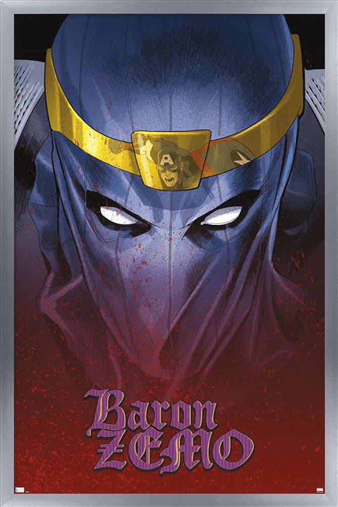 Marvel - Baron Zemo - Captain America: Steve Rogers #11 Wall Poster, 22.375" x 34", Framed