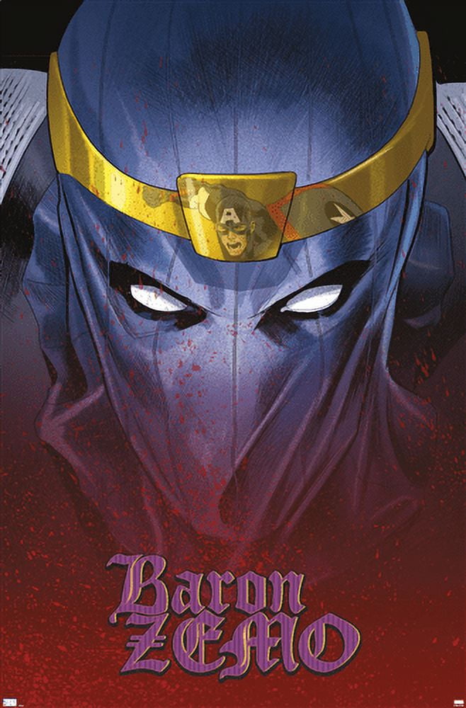 Marvel Baron Zemo Captain America Steve Rogers 11 Wall Poster, 22.375" x 34"