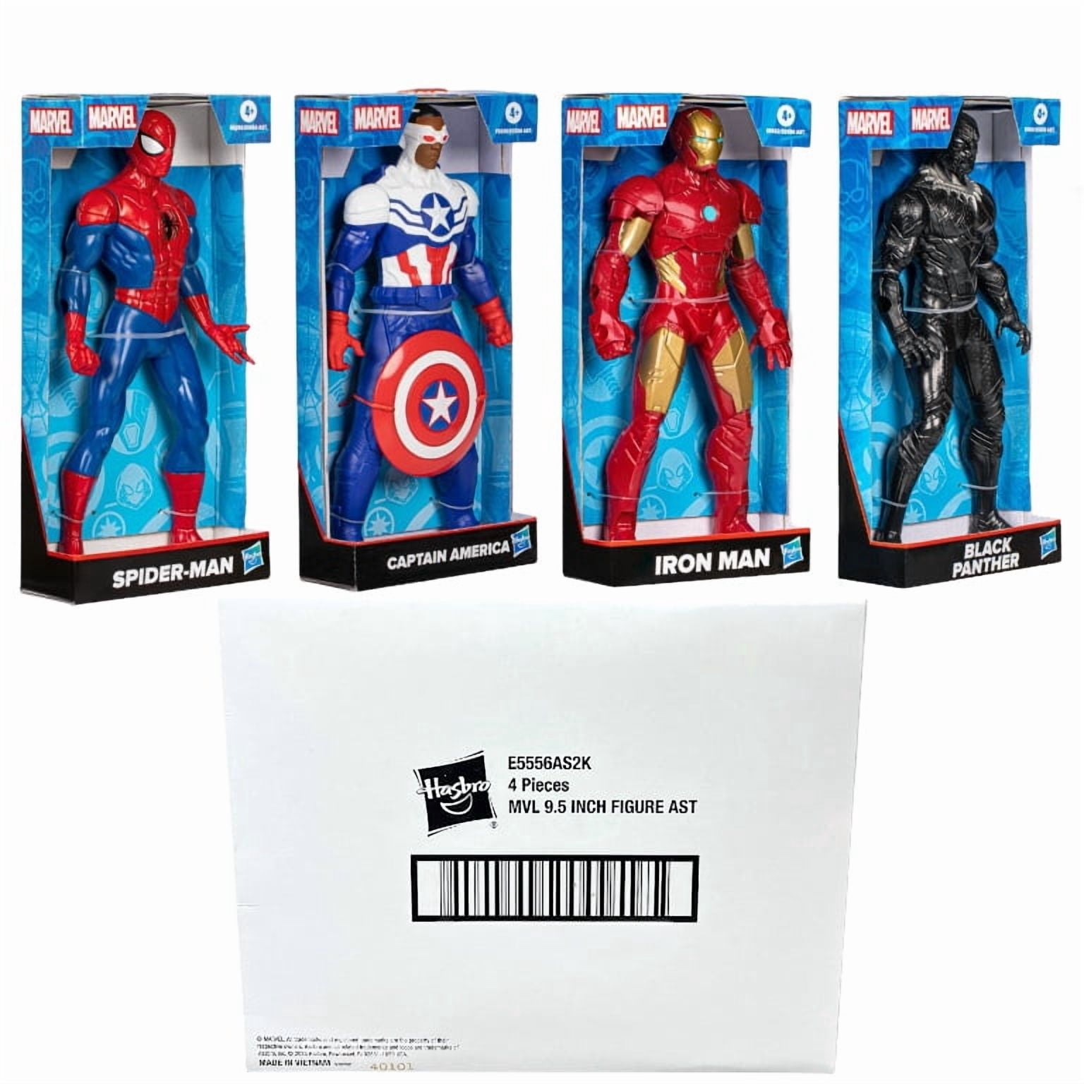 Marvel Basic 9.5" Super Hero 4-Pack Set