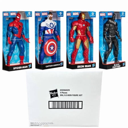 Marvel Basic 9.5" Super Hero 4-Pack Set