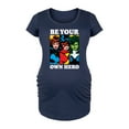 thumbnail image 1 of Marvel - Be Your Own Hero - Maternity Scoop Neck Graphic T-Shirt, 1 of 5