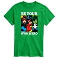 thumbnail image 1 of Marvel - Be Your Own Hero - Men's Short Sleeve Graphic Tee, 1 of 5