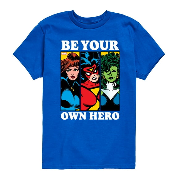 Marvel - Be Your Own Hero - Toddler And Youth Short Sleeve Graphic T-Shirt