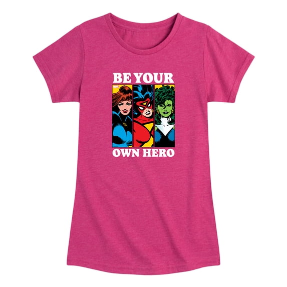 Marvel - Be Your Own Hero Toddler Girls' Toddler Short Sleeve Graphic T-Shirt