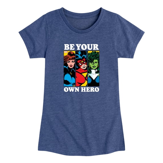 Marvel - Be Your Own Hero Toddler Girls' Toddler Short Sleeve Graphic T-Shirt