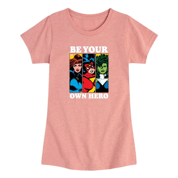 Marvel - Be Your Own Hero Toddler Girls' Toddler Short Sleeve Graphic T-Shirt