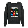 thumbnail image 1 of Marvel - Be Your Own Hero - Women's French Terry Pullover Sweatshirt, 1 of 5