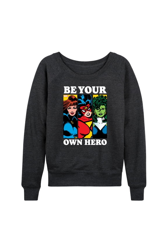 - Be Your Own Hero - Women's French Terry Pullover Sweatshirt