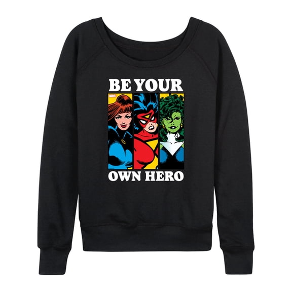 Marvel - Be Your Own Hero - Women's French Terry Pullover Sweatshirt
