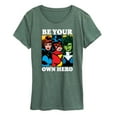 thumbnail image 1 of Marvel - Be Your Own Hero - Women's Short Sleeve Graphic T-Shirt, 1 of 5