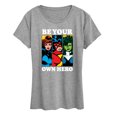 thumbnail image 1 of Marvel - Be Your Own Hero - Women's Short Sleeve Graphic T-Shirt, 1 of 5
