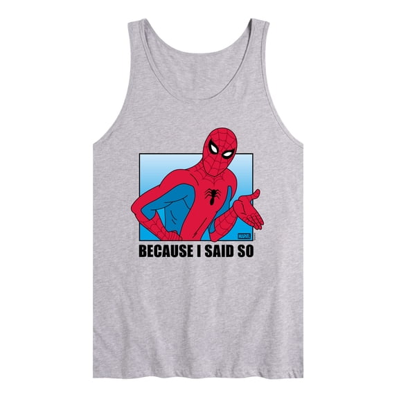 Marvel - Because I Said So Spiderman - Men's Sleeveless Graphic Tank