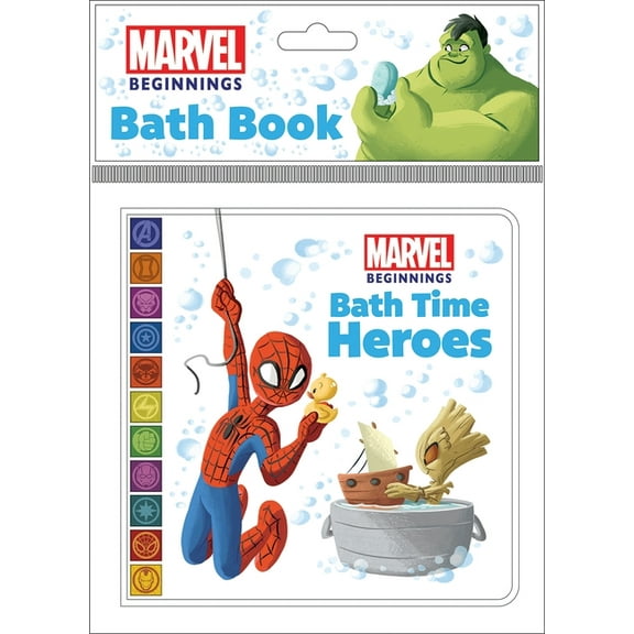 Marvel Beginnings: Bath Time Heroes Bath Book, (Paperback)