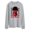 thumbnail image 1 of Marvel - Big Red Hulk Face - Men's Long Sleeve Graphic T-Shirt, 1 of 4
