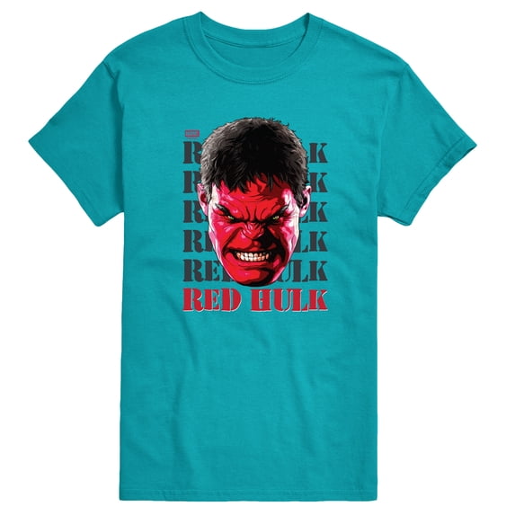 Marvel - Big Red Hulk Face - Men's Short Sleeve Graphic T-Shirt